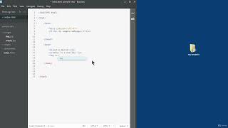 14  Creating a basic structure of an HTML document   Part 2