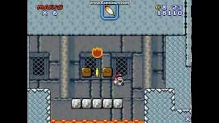 Super Mario World Revival World 1-Castle Boom-Booms 1St Trap - Made With Super Mario Flash 2