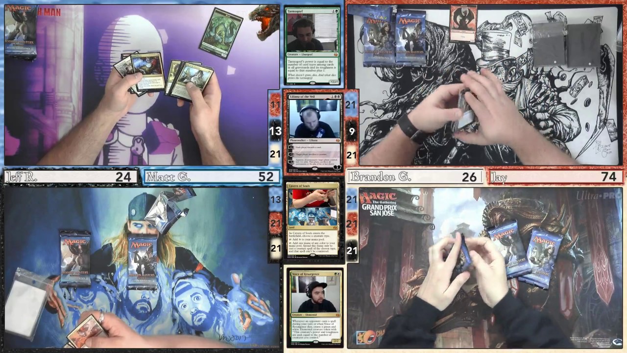 games people play MTG Lexicon - Episode 78 - MM17 8 Player Draft AND Commander Content (Full Stream)