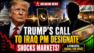 🚨 TRUMP’S CALL TO IRAQ PM DESIGNATE SHOCKS MARKETS: A POWERFUL SIGNAL FOR IRAQ?