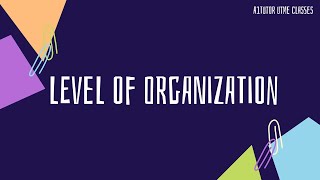 JAMB Online Class 2025 || Biology: Level of Organization screenshot 2