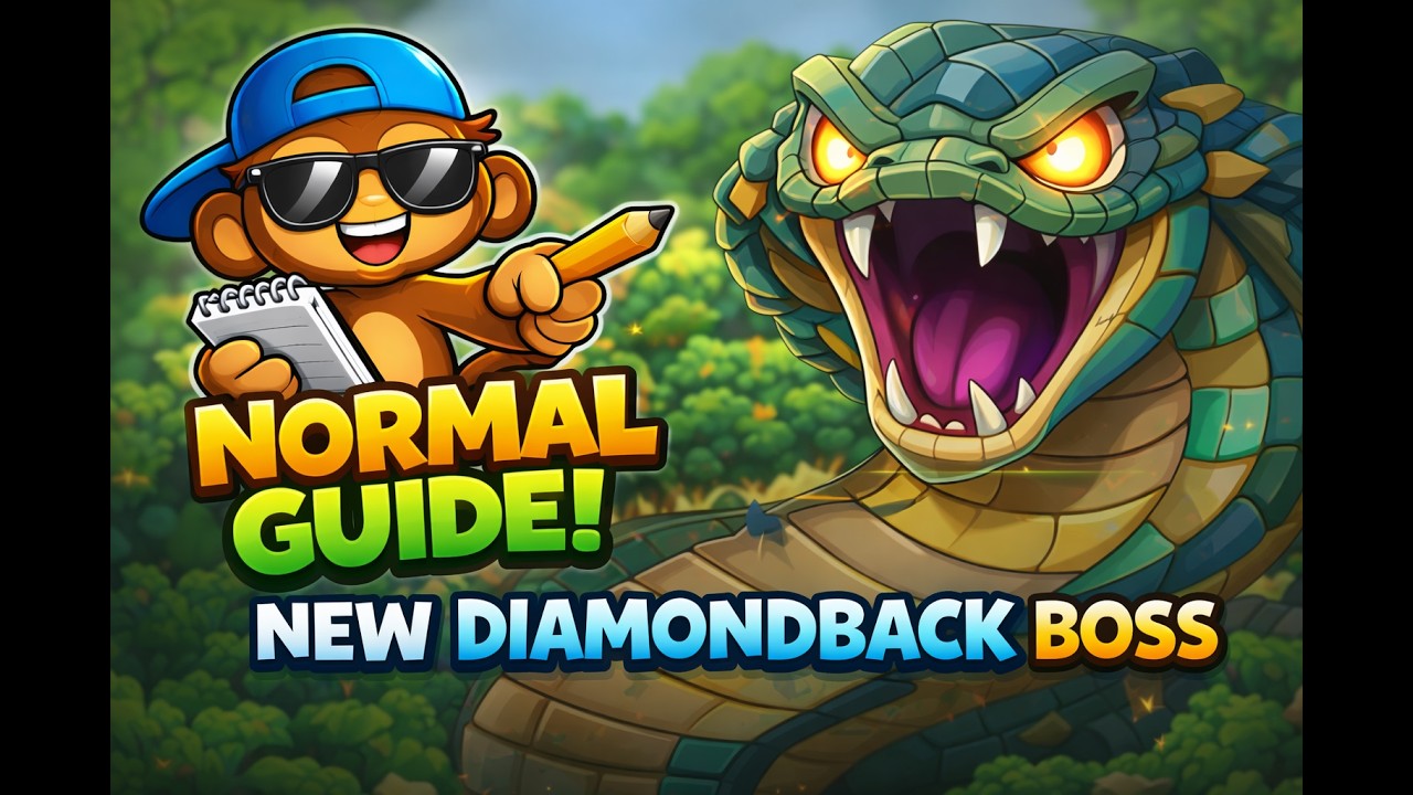 New DiamondBack Normal Boss Guide | BTD6 - YouTube