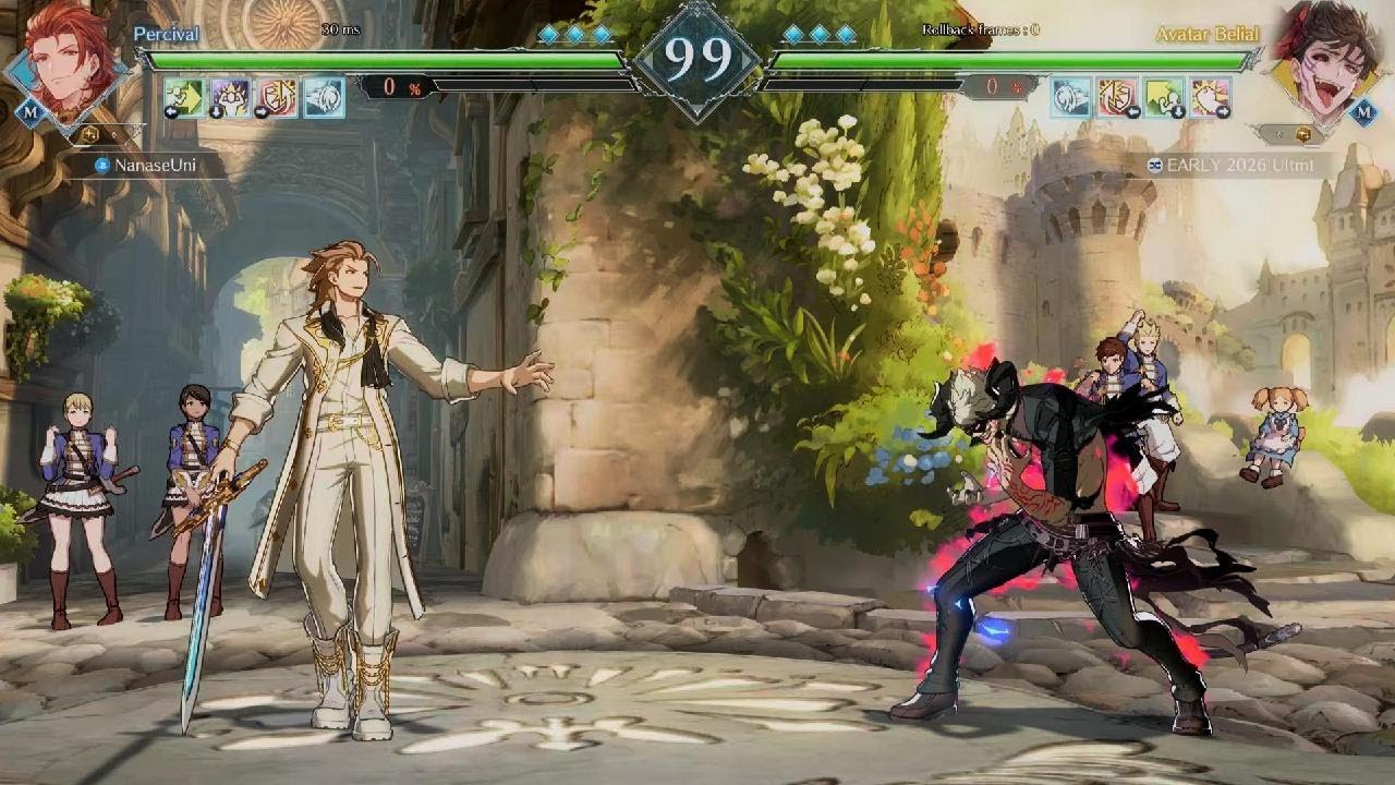 Granblue Fantasy Versus: Rising - Percival vs Avatar Belial