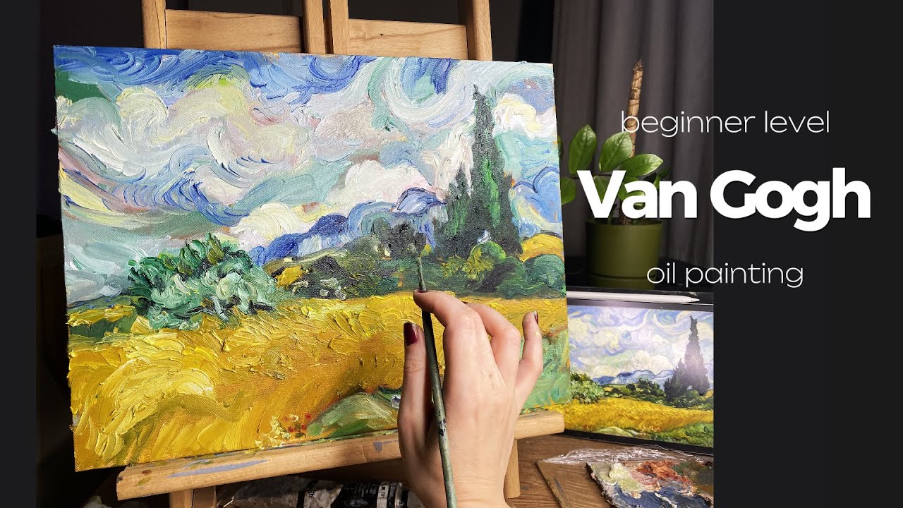 Van Gogh Painting Tutorial for Beginners How to Paint Like Van Gogh