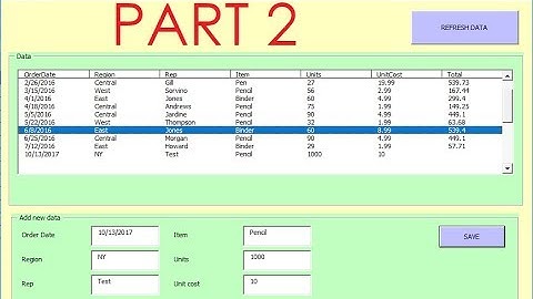 The Power of Excel : VBA listbox with multiple columns as a Datagrid PART 2