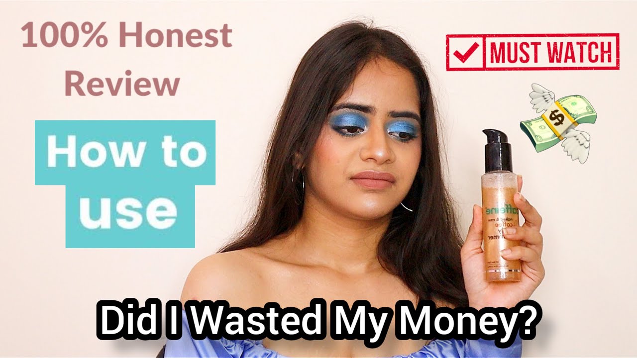 M Caffeine Naked & Raw Coffee Body Shimmer Review | Demo & Application | Charul Gupta