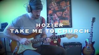 Hozier - Take Me to Church - Electric Guitar Cover by Aaron Griggs (Kfir Ochaion version) Fender Resimi
