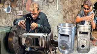 How Expert Machinist Making Grasso Compressor Piston | Manufacturing Grasso Compressor Piston