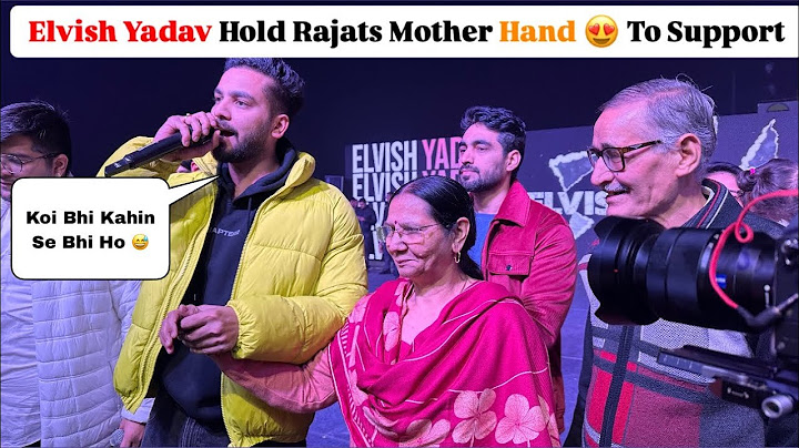 Elvish Yadav In Support Of Rajat Dalal | ELVISH YADAV With RAJAT DALAL parents 😍GRAND MEETUP 😍