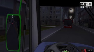 Proton bus simulator: route Linha 3207-10 Jd.Da Rosas for Cirular at the night day