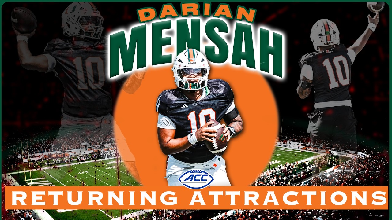 Miami QB Darian Mensah | 2026 ACC Football Returning Attractions