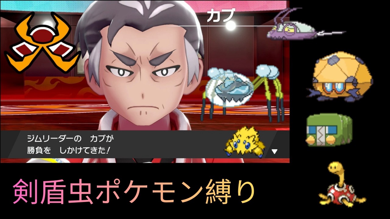 金銀世代のオジサンの虫ポケモン縛り(剣盾)pt3