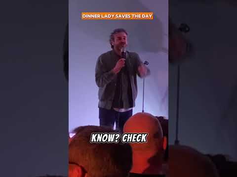 DINNER LADY SAVES THE GIG
