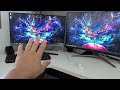 Comparativo Monitor Aoc Agon 32 pol FullHD vs Monitor Samsung 28 pol 4k