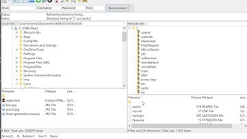 Uploading your first web page with filezilla