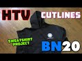 Setting up a PNG with cutlines for HTV application on sweatshirts for the BN20