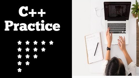 #26 C++ Programming Questions Practice : Star Pattern 2