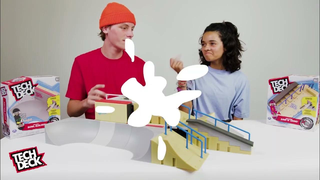 Tech Deck Jump N’ Grind XConnect Park Creator Buildable Ramp Set with