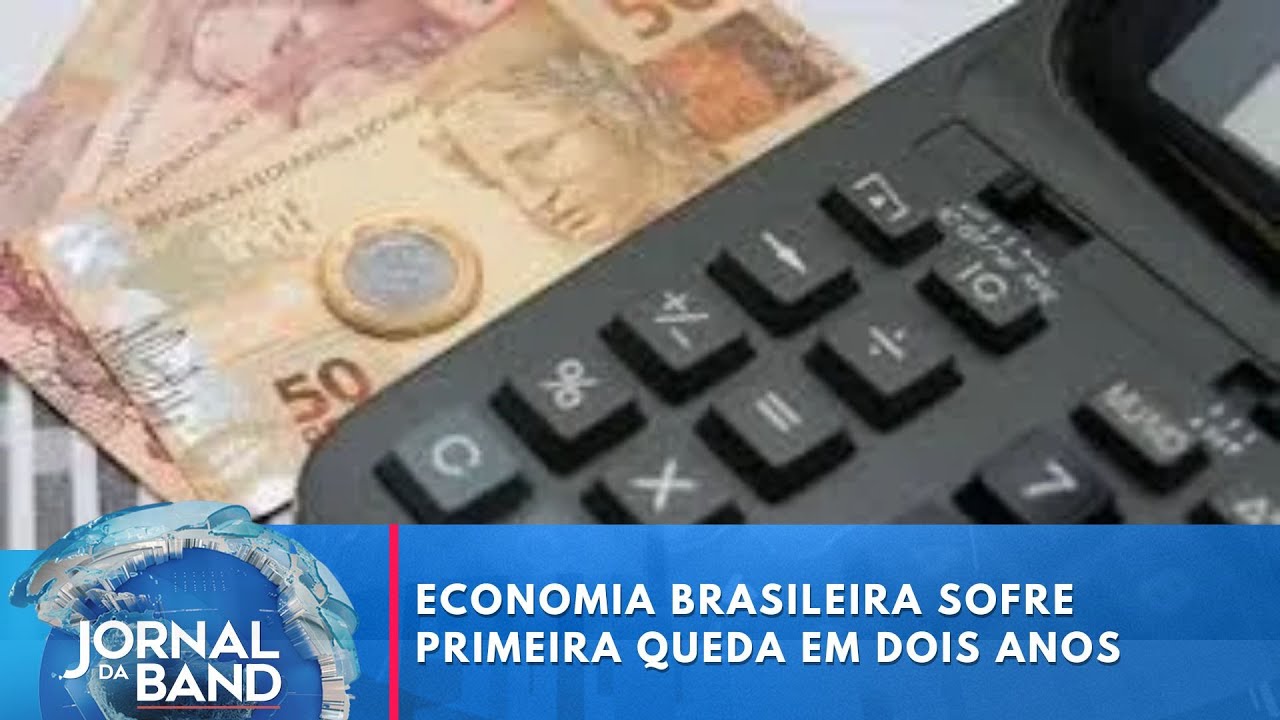 Economia brasileira sofre primeira queda em dois anos