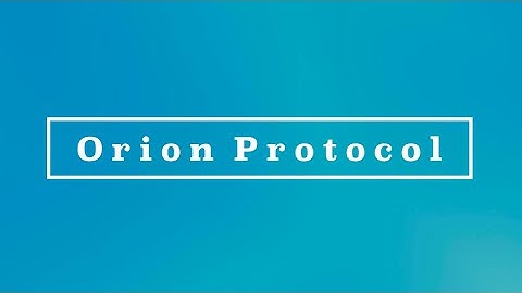 ORION PROTOCOL - THE FUTURE OF TRADING