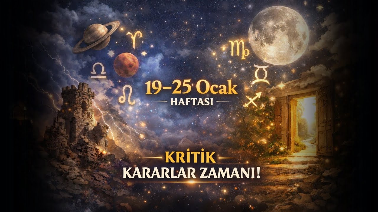 19–25 Ocak Haftalık Burç Yorumları | Kritik Kararlar Zamanı! (Merkür–Uranüs, Venüs–Plüton)