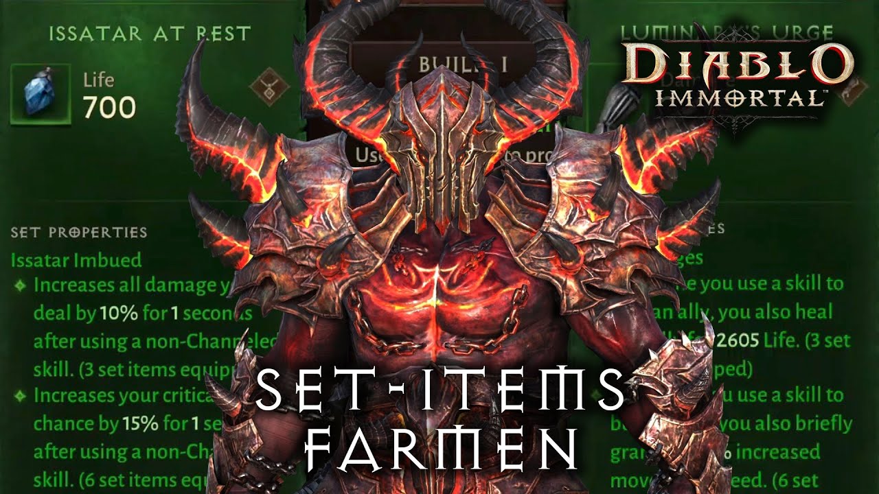 So findet Ihr Set-Items in Diablo Immortal