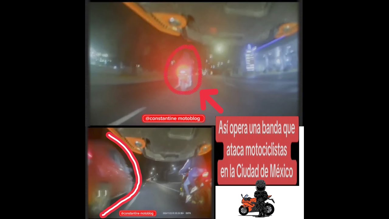 Así opera una banda dedicada al robo de motos en Tlalpan - YouTube