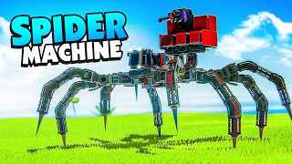 GIANT SPIDER Machine With Tail Mounted Cannon - Instruments of Destruction