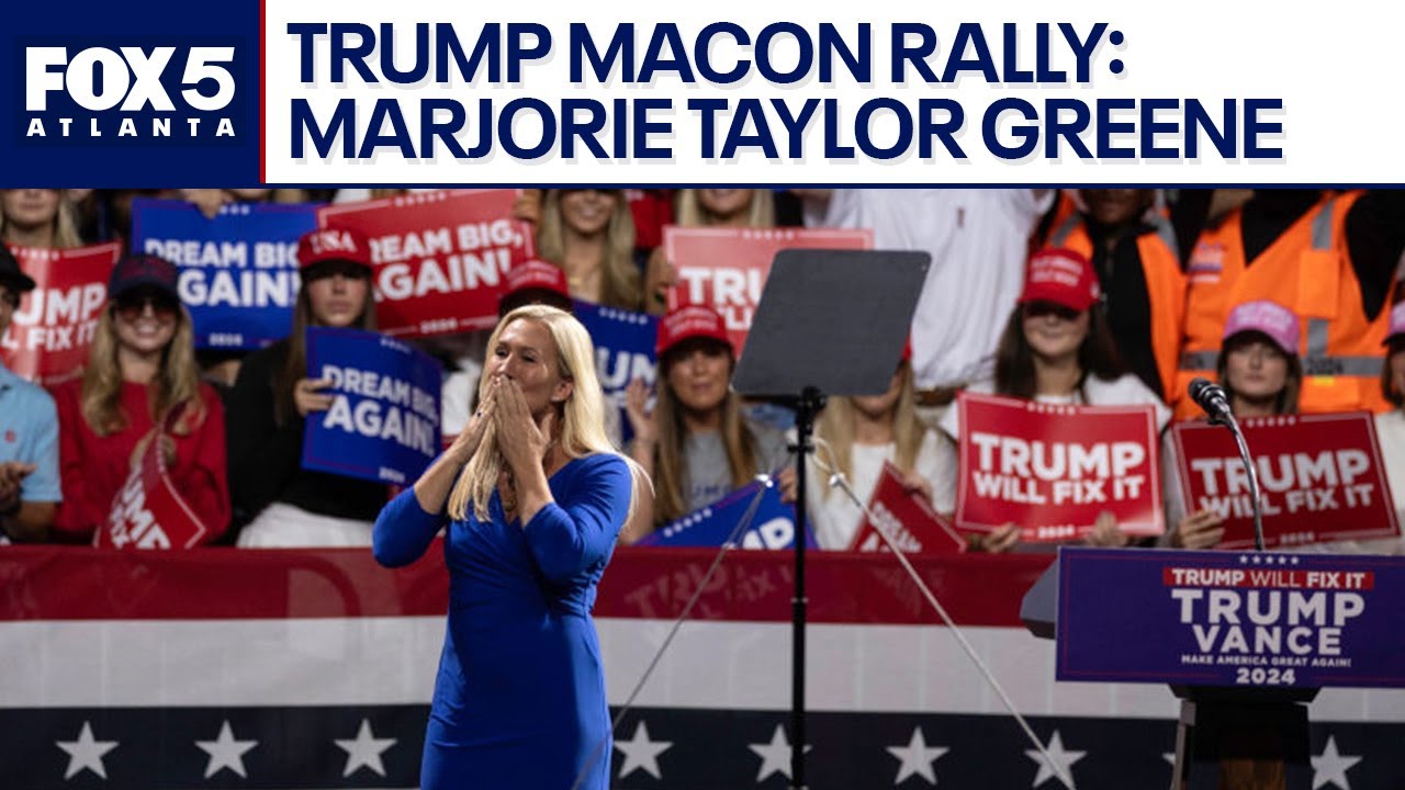 Marjorie Taylor Greene Trump Macon rally full speech | FOX 5 News - YouTube