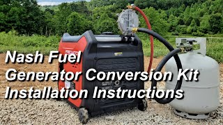 Nash Fuel generator conversion kit installation video