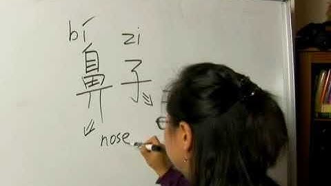 How to Write "Nose" in Chinese Symbols