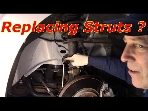 Replacing Front Struts On A 2014 Dodge Journey - YouTube