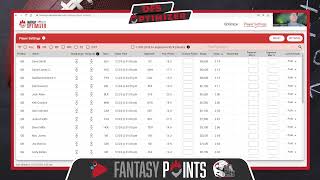 NFL Daily Fantasy Optimizer | Week 16 Lineup Look