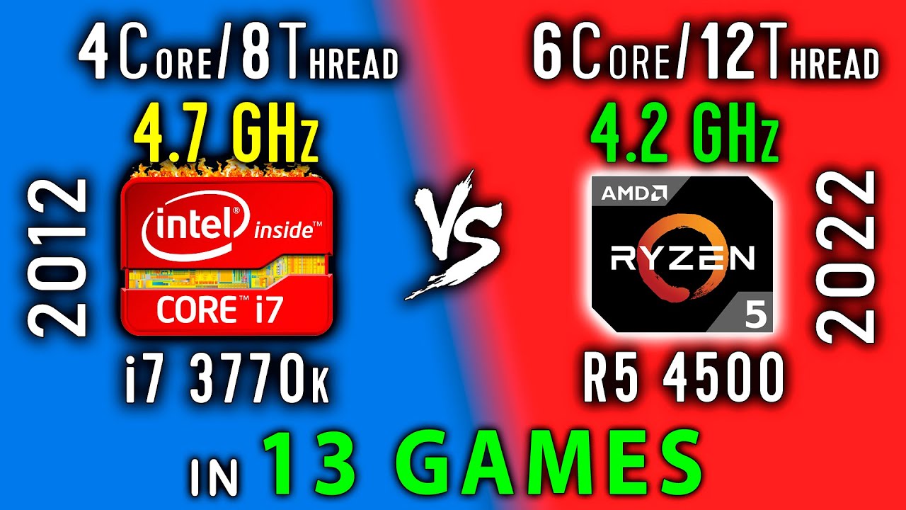 Intel Core i7-3770 vs AMD Ryzen 5 3600 - Info Expert Maricá