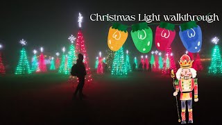 Kannapolis NC Village Park Christmas lights