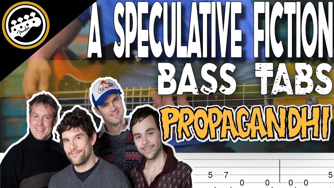 Propagandhi A Speculative Fiction Bass Cover With Tabs in the Video