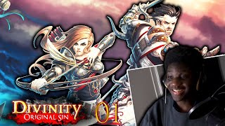 PLAYING MY FIRST CRPG! (Character Creation and Dungeon Exploring!) | DIVINITY: ORIGINAL SIN [PART 1]