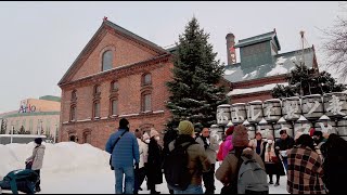 Walking Tour Sapporo Beer Museum Sapporo Japan - 4K