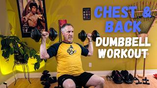 Chest and Back Dumbbell Workout | Build Muscle at Home screenshot 4