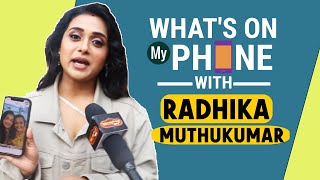 Whats On My Phone With Radhika Muthukumar  Last Message Last Dialed Call  Sasural Simar Ka 2