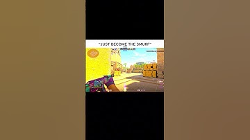 Just become the smurf on CS2 #cs2 #counterstrike2 #cs2funny #cs2clips