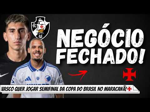 NEGÓCIO FECHADO: ALAN LESCANO CHEGOU E VASCO AVANÇA PARA FECHAR COM MAIS UM REFORÇO!