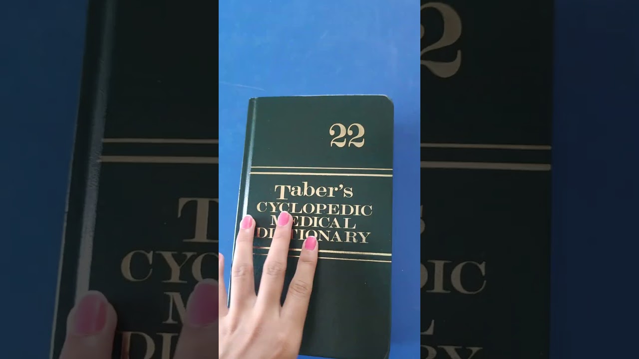 Taber's cyclopedic medical dictionary 