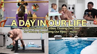 A Day In Our Life! Shine's Gymnastics Class, Patio Organization + more! |VLOGMAS DAY 7