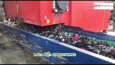 Máy nghiền vải vụn, rác ngành giầy dép 5 tấn/h - Liên hệ: 0988270992