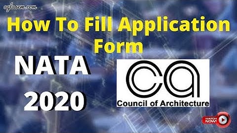 How to fill NATA 2020 Application Form Online - NATA Registration Step by Step Guide by AglaSem