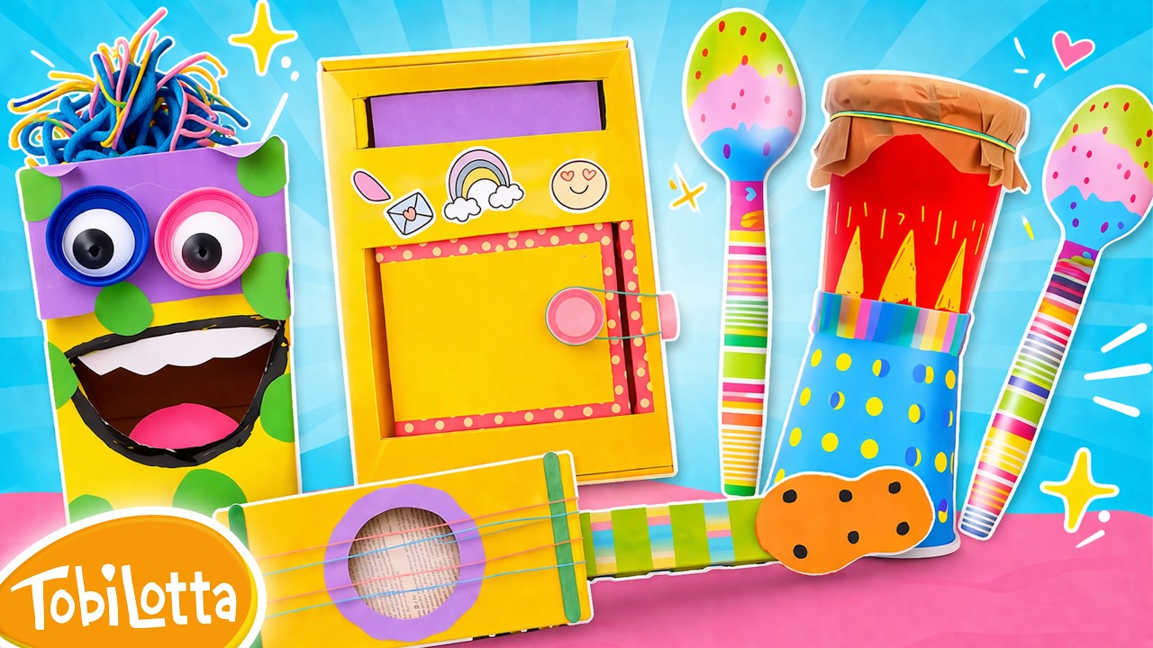 Basteln mit Kindern Bastelsendung Bastelvideos Bastelkanal Kinderfilme Kinderserie enemenebu kika