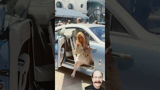 Charming lady is getting out her RR at Casino Monte-Carlos #supercars #monaco #millionaire #fypviral