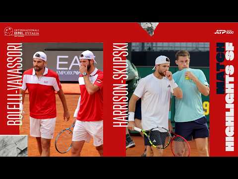 Video Bolelli/Vavassori vs Harrison/Skupski | SF Highlights | Rome 2026