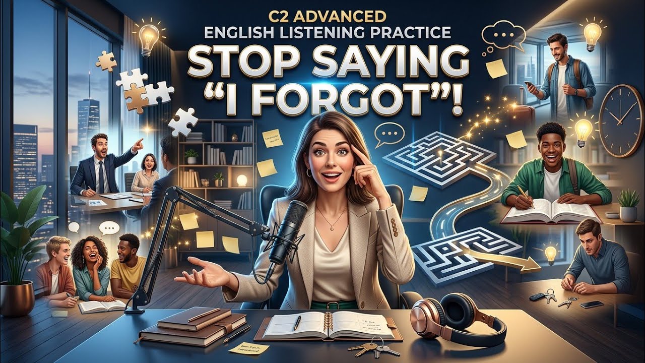 Seven Sophisticated Alternatives to 'I Forgot' for Advanced English Learners